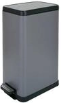 Svita STM18 M&uuml;lleimer Treteimer 18l Mit Inneneimer Softclose-Deckel Grau