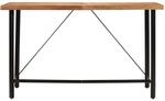 vidaXL Bartisch 180x70x107 cm Massivholz Akazie und Eisen