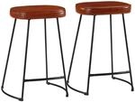 vidaXL Barhocker 2 Stk Dunkelbraun 41x29x62 cm 358925