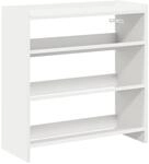 vidaXL Schuhregal Wei&szlig; 60x25x62 cm Holzwerkstoff 859887