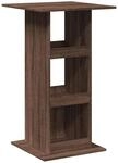 vidaXL Bartisch mit Ablagen Braun Eiche 60x60x102 cm Holzwerkstoff 854334