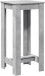 vidaXL Bartisch Betongrau 51x50x103,5 cm Holzwerkstoff 854403
