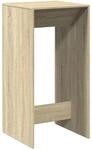vidaXL Bartisch Sonoma-Eiche 51x50x103,5 cm Holzwerkstoff 854420