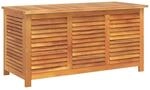 vidaXL Gartenbox mit L&uuml;ftungsschlitzen 113x50x56 cm Massivholz Akazie 365841
