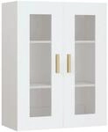 vidaXL H&auml;ngeschrank Wei&szlig; 69,5x34x90 cm 812276