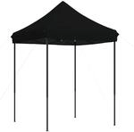 vidaXL Partyzelt Faltbar Pop-Up Schwarz 200x200x306 cm