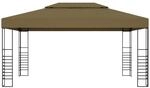 vidaXL Pavillon 3x4 m Taupe 180 g/m2
