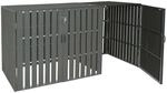 MCW M&uuml;lltonnenbox Erweiterung J28 Anthrazit 115x66x76cm