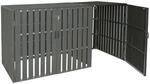 MCW M&uuml;lltonnenbox Erweiterung J28 Anthrazit 115x76x100cm
