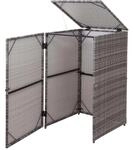 MCW M&uuml;lltonnenverkleidung E25 120l Grau 110x65x66cm