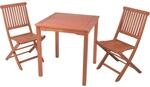 Garden Pleasure Gartenm&ouml;bel-Set-02 Angwin-Pittsburgh 3-teilig Teak FSC&reg;