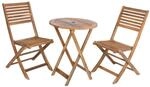 Garden Pleasure Balkonset Ibarra 3-teilig Braun FSC&reg;