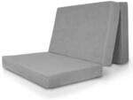 Beautissu VS95 Visco Klappmatratze 201x90x14cm Grau