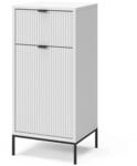 Vicco Midischrank Eliza Wei&szlig; 40 x 87 cm mit T&uuml;r und Schublade