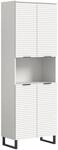 Hochschrank Riff Wei&szlig; Nachbildung 193 cm x 70 cm x 34 cm