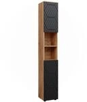 Vicco Badschrank Irma Goldkraft Eiche/Anthrazit 30 x 192 cm