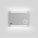 DSK Design LED-Lichtspiegel Silver Conde 80 cm x 60 cm