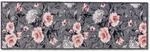 Astra Sauberlaufmatte Pure und Soft 50 cm x 150 cm Blumen Grau