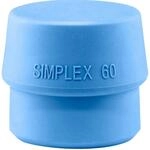 Halder Simplex Ersatzeinsatz TPE-soft Blau 60mm