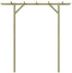 vidaXL Gartenpergola 200x40x205 cm Holz