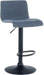 CLP Barhocker Branford blau/Stoff
