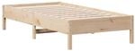 vidaXL Massivholzbett ohne Matratze 75x190 cm Kiefernholz 842730