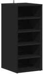 vidaXL Schuhschrank Schwarz 31,5x35x70 cm Holzwerkstoff 808983