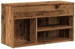 vidaXL Schuhbank Altholz-Optik 80x30x45 cm Holzwerkstoff 856756