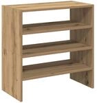 vidaXL Schuhregale 2 Stk Stapelbar Artisan-Eiche 60x30x30,5 cm 858874