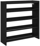 vidaXL Schuhregal Schwarz 80x25x81 cm Holzwerkstoff 859906