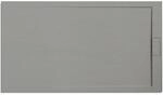 Ottofond Duschwanne Extraflach Zona Rechteck 120 cm x 90 cm Zementgrau