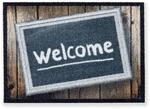 Astra Fu&szlig;matte Deco Brush ca. 50 cm x 70 cm Welcome Schild