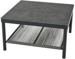 Siena Garden Gartentisch Quadratisch Anthrazit/Matt 75 cm x 75 cm