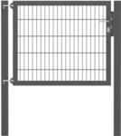 Einzeltor Flexo Plus 125 cm x 100 cm Pfosten 80 cm x 80 cm Anthrazit