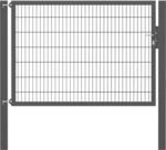 Einzeltor Flexo Plus 200 cm x 140 cm Pfosten 100 cm x 100 cm Anthrazit