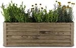 Blumfeldt High Grow Straight Hochbeet 972 L Wetterfest Offene Bodenstruktur...