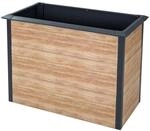 Westmann Metall-Hochbeet Primus-Multi M 100 x 50 x 77 cm Holzoptik/Anthrazit