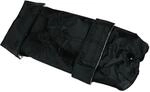 Fashion Dog Hundemantel mit Kunstpelz-Futter Schwarz 27 cm