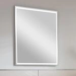Fackelmann LED-Spiegelelement B.Paris 70,5 cm x 90,5 cm x 2,2 cm Silberfarben