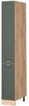 Vicco Apothekerschrank Fame-Line Gr&uuml;n-Gold Landhaus/Goldkraft Eiche 30 cm