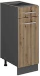 Vicco K&uuml;chenunterschrank R-Line Artisan-Eiche Anthrazit 30 cm ohne Arbeitsplatte