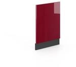 Vicco Frontblende Fame-Line Bordeaux Hochglanz/Anthrazit 45 cm ohne...