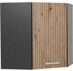 Vicco Eckh&auml;ngeschrank R-Line K&uuml;chen-Eckschrank Artisan-Eiche Anthrazit 57 cm