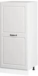 Vicco Hochschrank R-Line K&uuml;chenkommode Wei&szlig; Landhaus/Wei&szlig; 60 cm