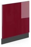 Vicco Frontblende R-Line Geschirrsp&uuml;ler Frontt&uuml;r Rot Anthrazit 60 cm ohne