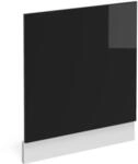 Vicco Frontblende R-Line Schwarz Hochglanz Wei&szlig; 60 cm ohne Arbeitsplatte
