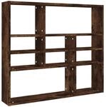 vidaXL Wandregal R&auml;uchereiche 90x16x78 cm Holzwerkstoff 815558