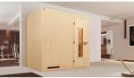 Weka Elementsauna Halmstad 1 Sparset 7,5 kW BioS Holzt&uuml;r
