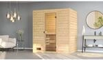 Weka Massivholzsauna Valida 2 Sparset 5,4 kW Kompakt Glast&uuml;r