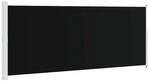 vidaXL Seitenmarkise Ausziehbar 200x500 cm Schwarz 313417